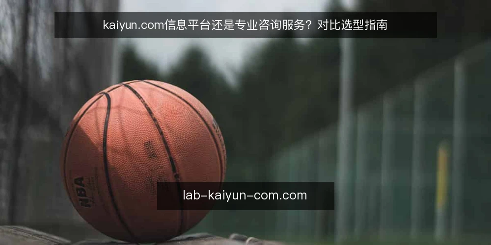 kaiyun.com信息平台还是专业咨询服务？对比选型指南 — 选型前先明确决策标准 配图