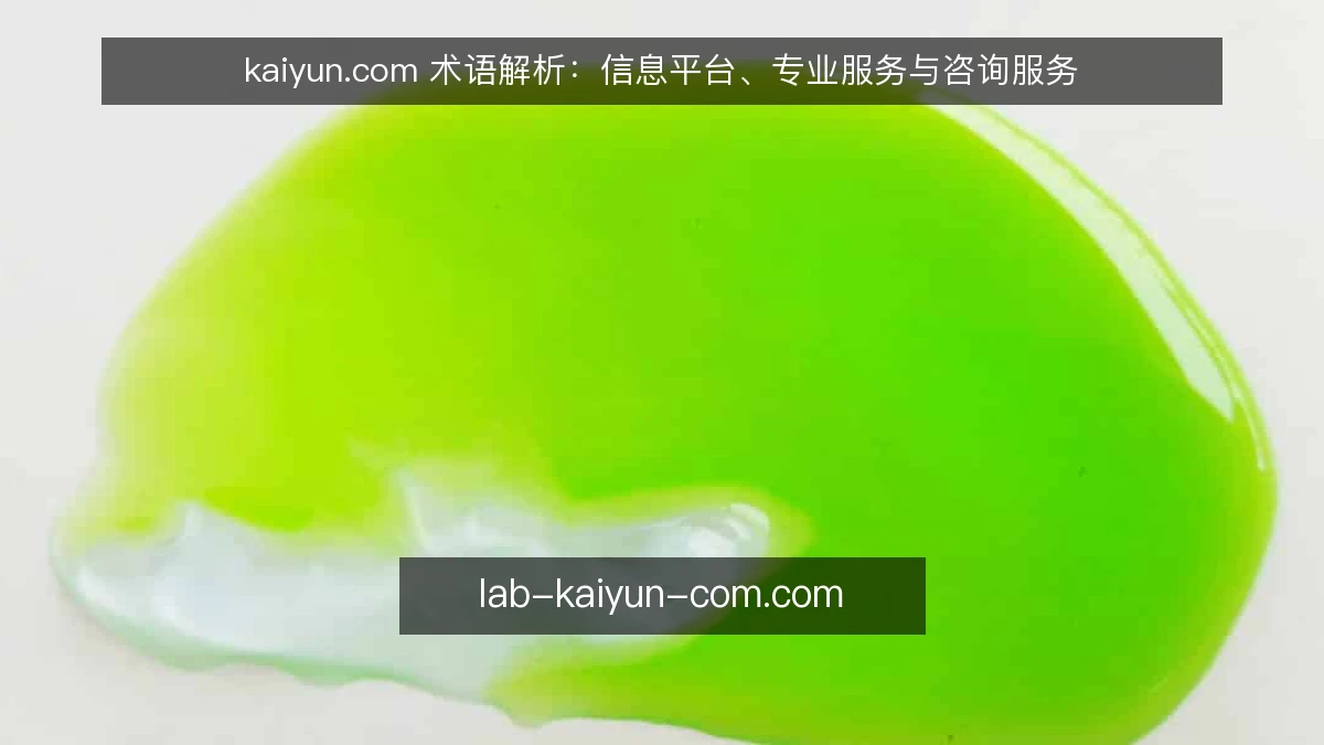 kaiyun.com 术语解析：信息平台、专业服务与咨询服务